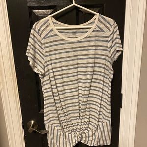 Striped maternity top